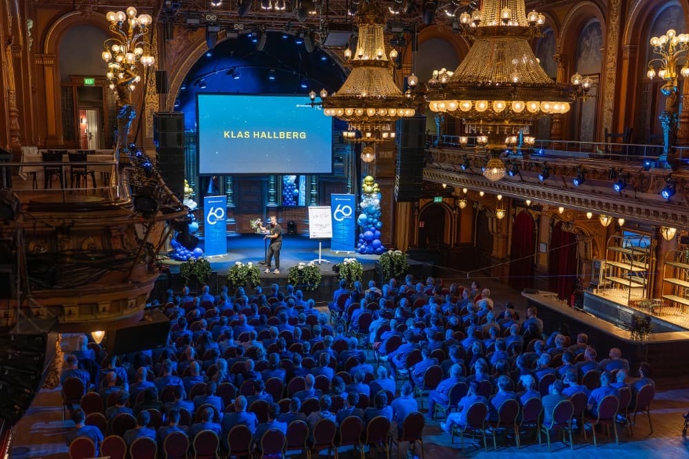 Berns innan gästerna anländer till Elektroautomatiks jubileum.