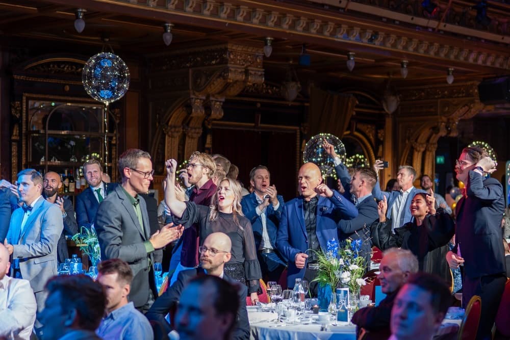 Underhållning och scenproduktion på Elektroautomatik 60 år.
